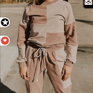 Henley Colorblock Sweatsuit SET!